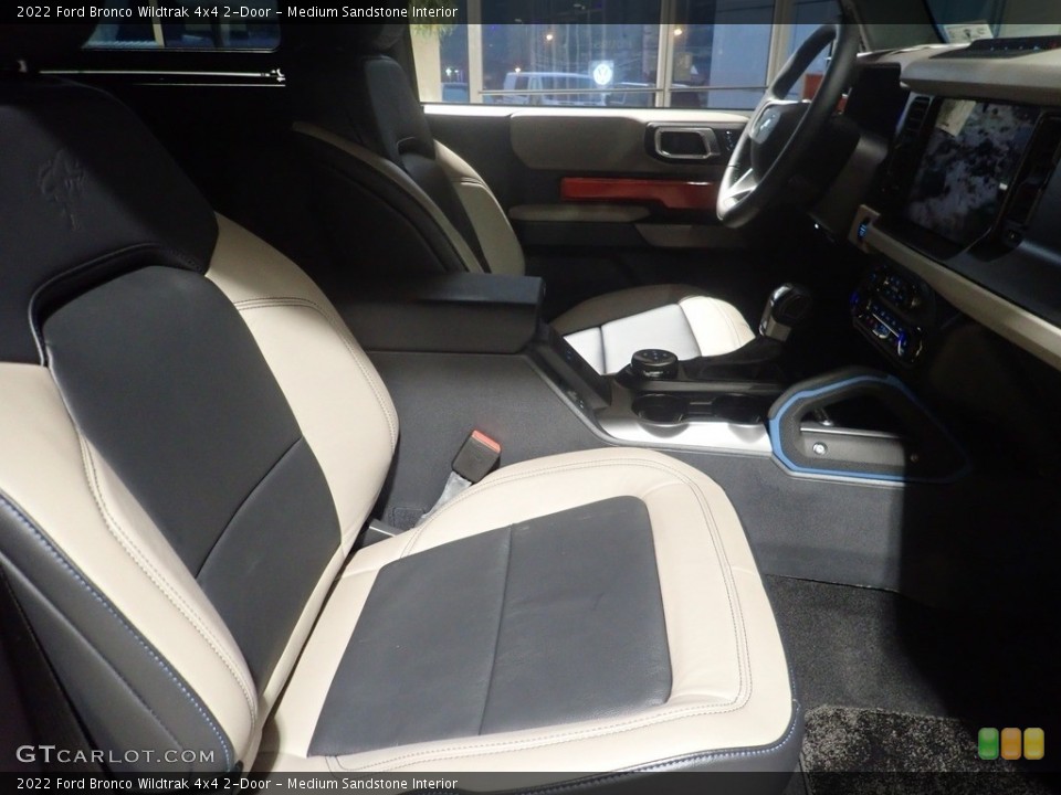 Medium Sandstone Interior Front Seat for the 2022 Ford Bronco Wildtrak 4x4 2-Door #144690270