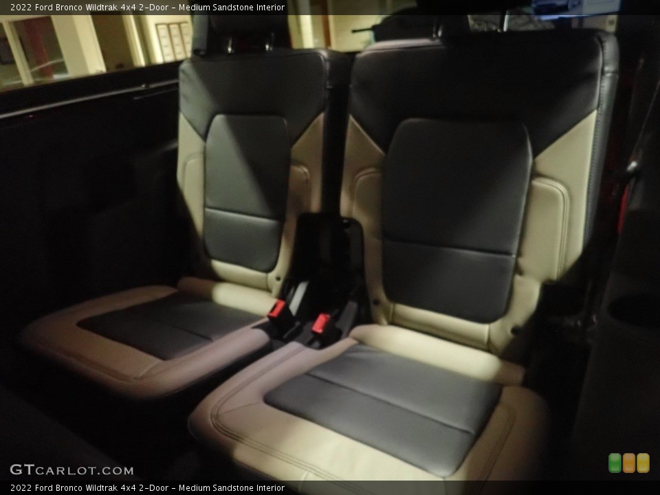 Medium Sandstone Interior Rear Seat for the 2022 Ford Bronco Wildtrak 4x4 2-Door #144690417