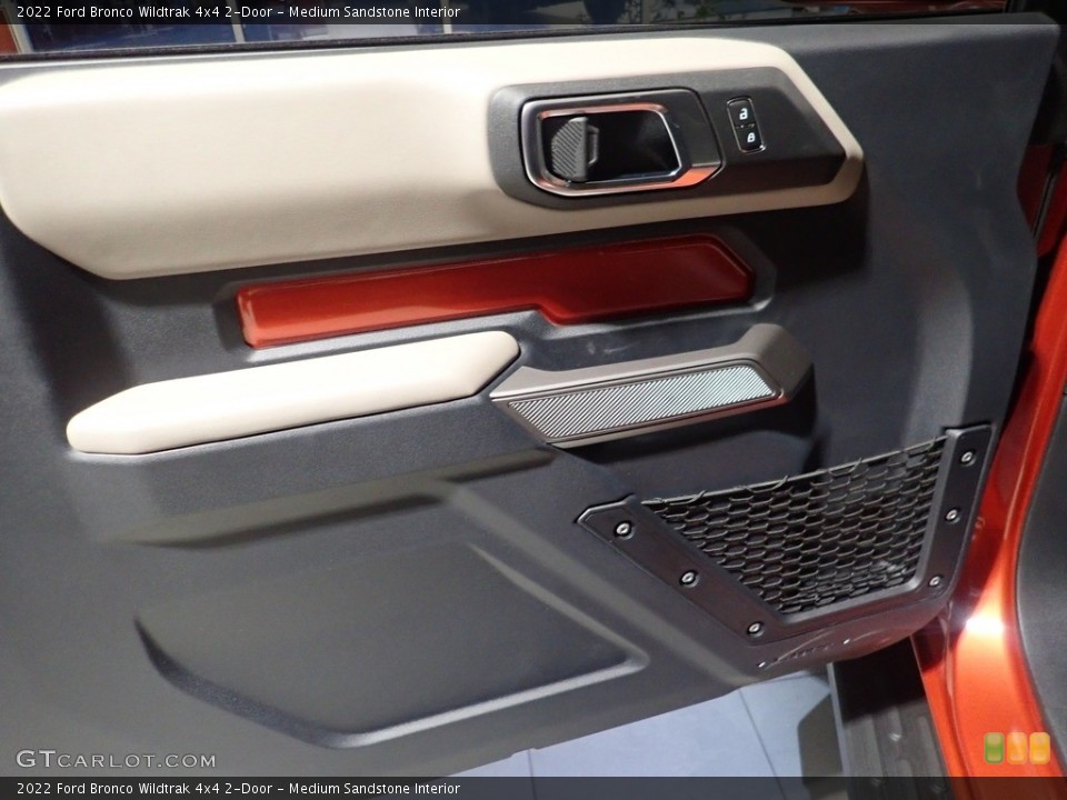 Medium Sandstone Interior Door Panel for the 2022 Ford Bronco Wildtrak 4x4 2-Door #144690462