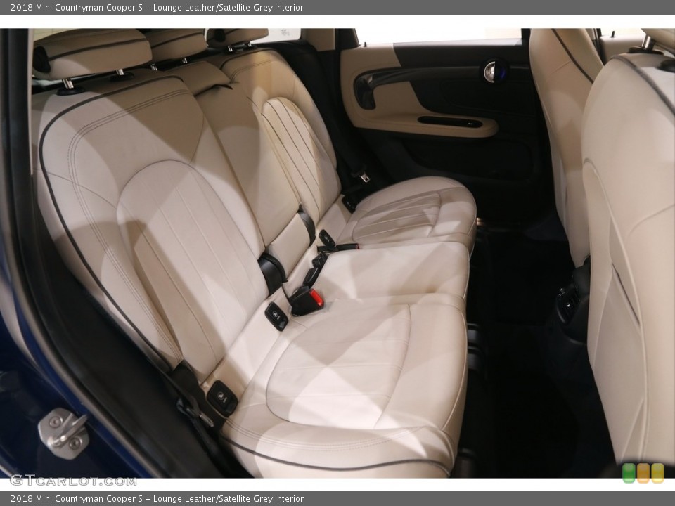 Lounge Leather/Satellite Grey Interior Rear Seat for the 2018 Mini Countryman Cooper S #144691752