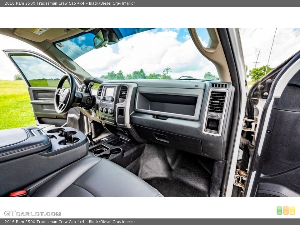 Black/Diesel Gray Interior Dashboard for the 2016 Ram 2500 Tradesman Crew Cab 4x4 #144692124
