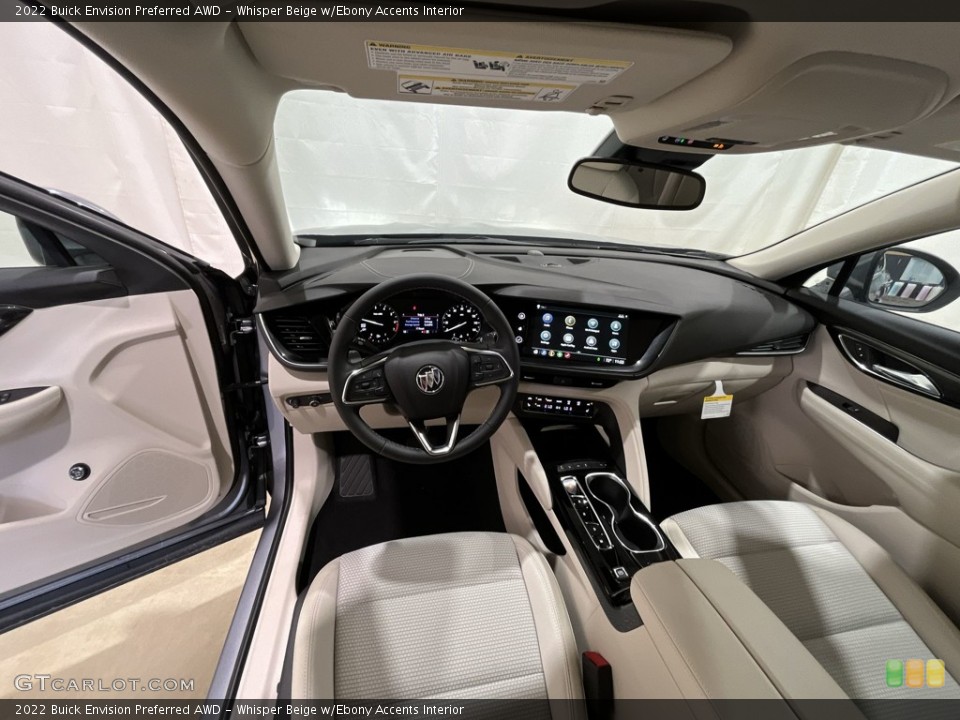 Whisper Beige w/Ebony Accents Interior Front Seat for the 2022 Buick Envision Preferred AWD #144693213