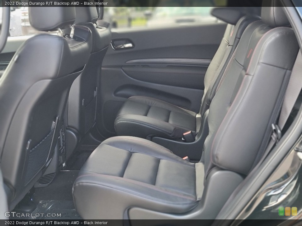 Black Interior Rear Seat for the 2022 Dodge Durango R/T Blacktop AWD #144693240