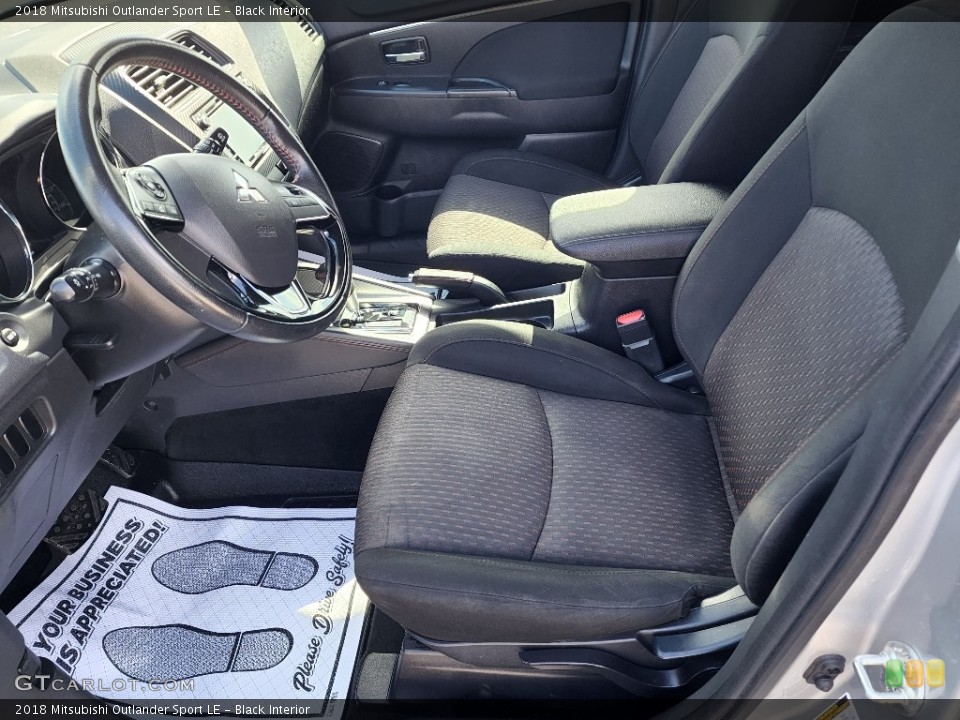 Black Interior Front Seat for the 2018 Mitsubishi Outlander Sport LE #144693282