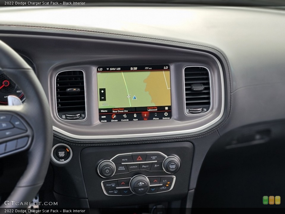 Black Interior Navigation for the 2022 Dodge Charger Scat Pack #144693588