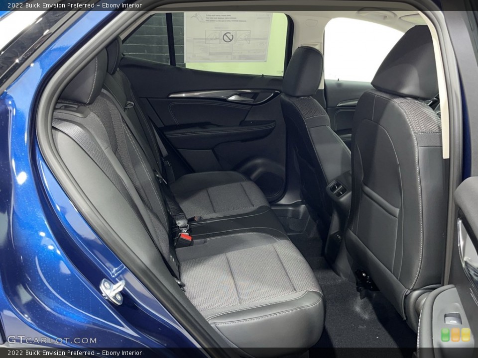 Ebony Interior Rear Seat for the 2022 Buick Envision Preferred #144693891
