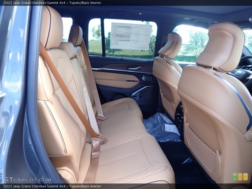 Tupelo/Black Interior Rear Seat for the 2022 Jeep Grand Cherokee Summit 4x4 #144694020
