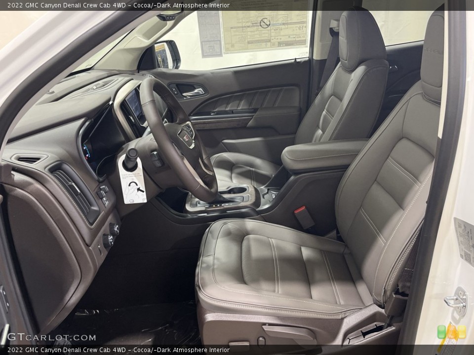 Cocoa/­Dark Atmosphere Interior Photo for the 2022 GMC Canyon Denali Crew Cab 4WD #144695670