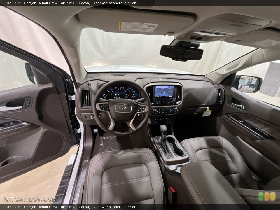Cocoa/­Dark Atmosphere Interior Front Seat for the 2022 GMC Canyon Denali Crew Cab 4WD #144695685
