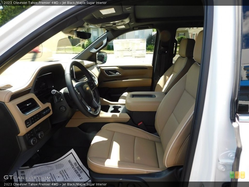 Jet Black/Maple Sugar Interior Photo for the 2023 Chevrolet Tahoe Premier 4WD #144695706