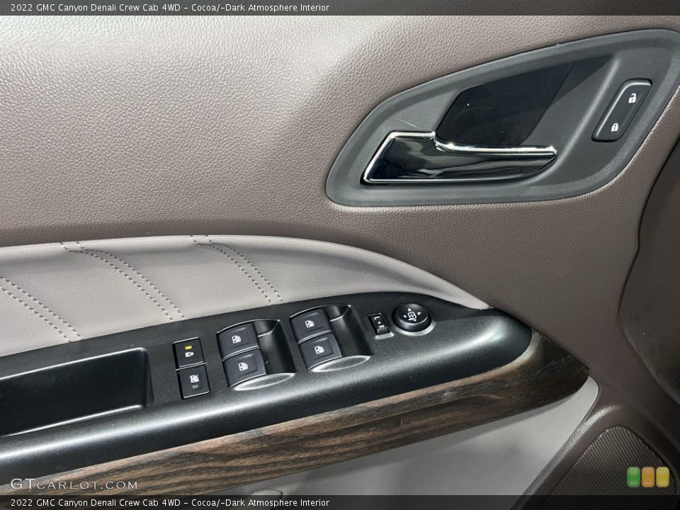 Cocoa/­Dark Atmosphere Interior Door Panel for the 2022 GMC Canyon Denali Crew Cab 4WD #144695709
