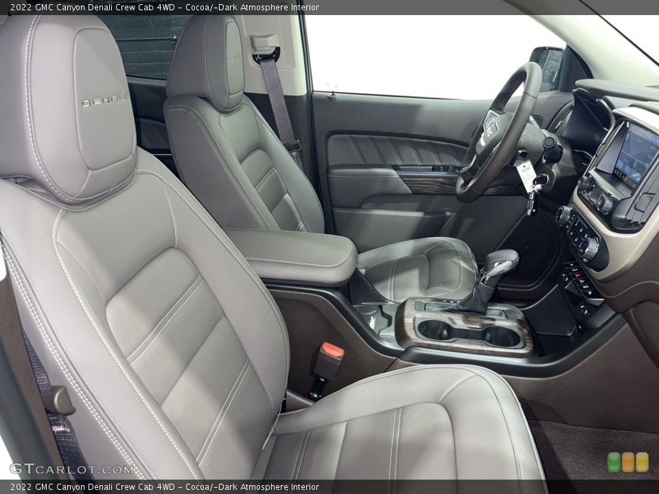 Cocoa/­Dark Atmosphere 2022 GMC Canyon Interiors