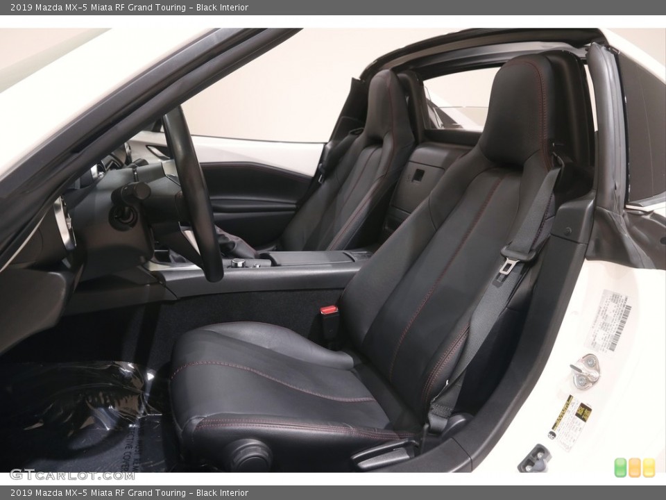 Black Interior Front Seat for the 2019 Mazda MX-5 Miata RF Grand Touring #144696240