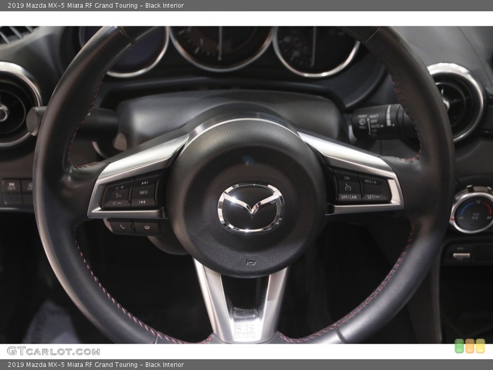Black Interior Steering Wheel for the 2019 Mazda MX-5 Miata RF Grand Touring #144696261