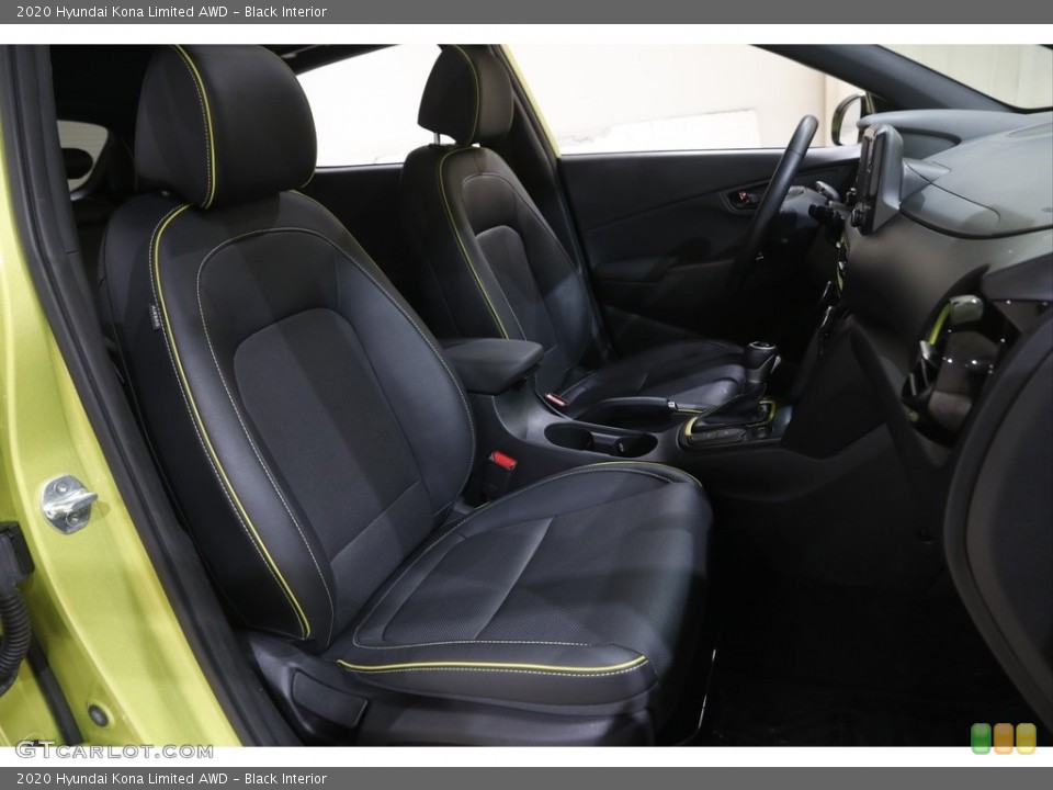Black Interior Photo for the 2020 Hyundai Kona Limited AWD #144697383