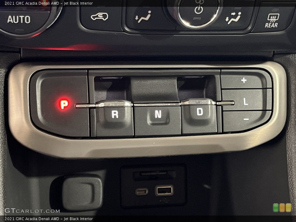 Jet Black Interior Transmission for the 2021 GMC Acadia Denali AWD #144698130