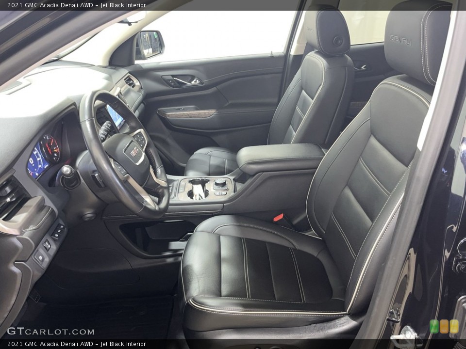 Jet Black Interior Front Seat for the 2021 GMC Acadia Denali AWD #144698154