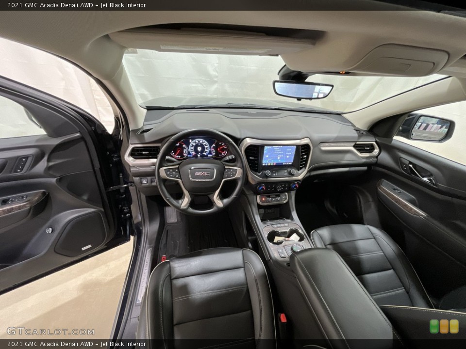 Jet Black Interior Photo for the 2021 GMC Acadia Denali AWD #144698160