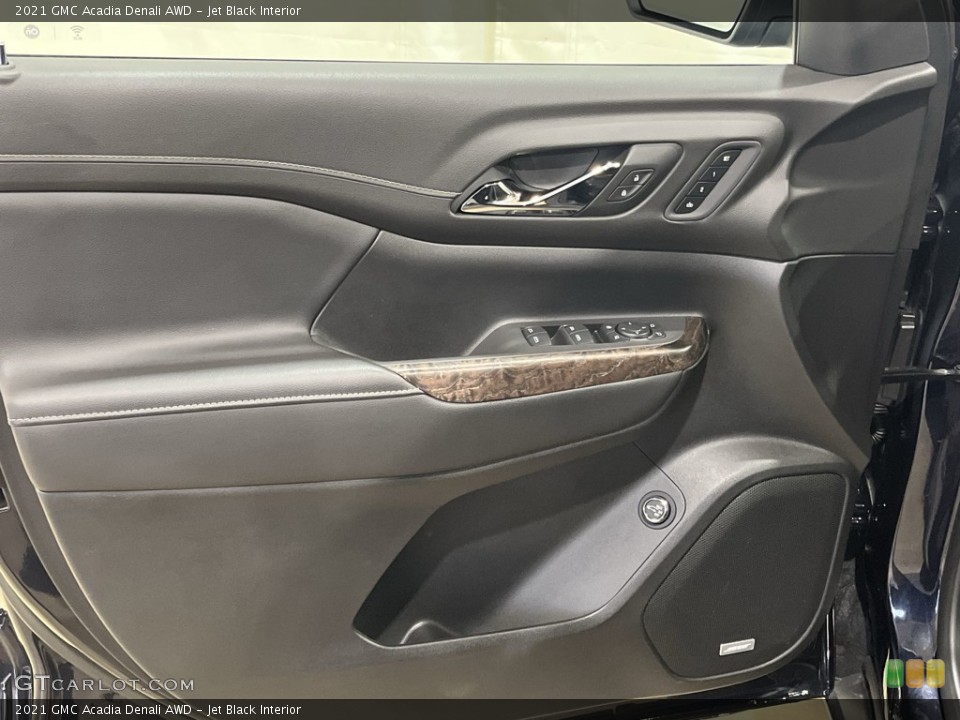 Jet Black Interior Door Panel for the 2021 GMC Acadia Denali AWD #144698175