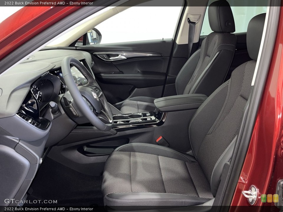 Ebony Interior Front Seat for the 2022 Buick Envision Preferred AWD #144698655