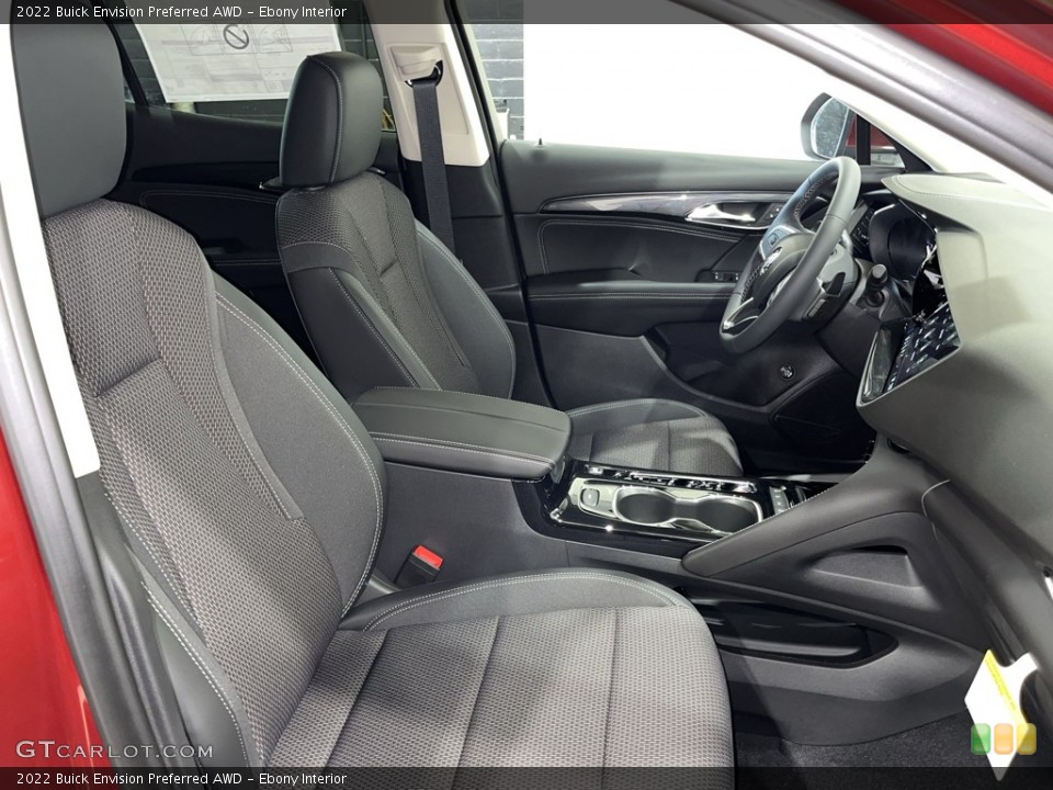 Ebony Interior Front Seat for the 2022 Buick Envision Preferred AWD #144698676