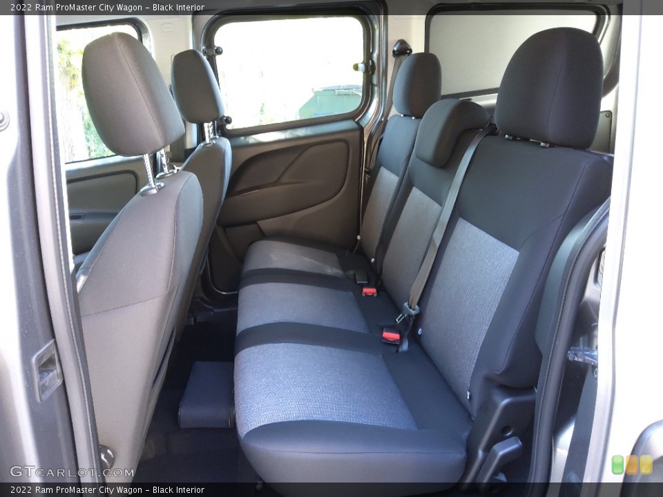 Black Interior Rear Seat for the 2022 Ram ProMaster City Wagon #144699144