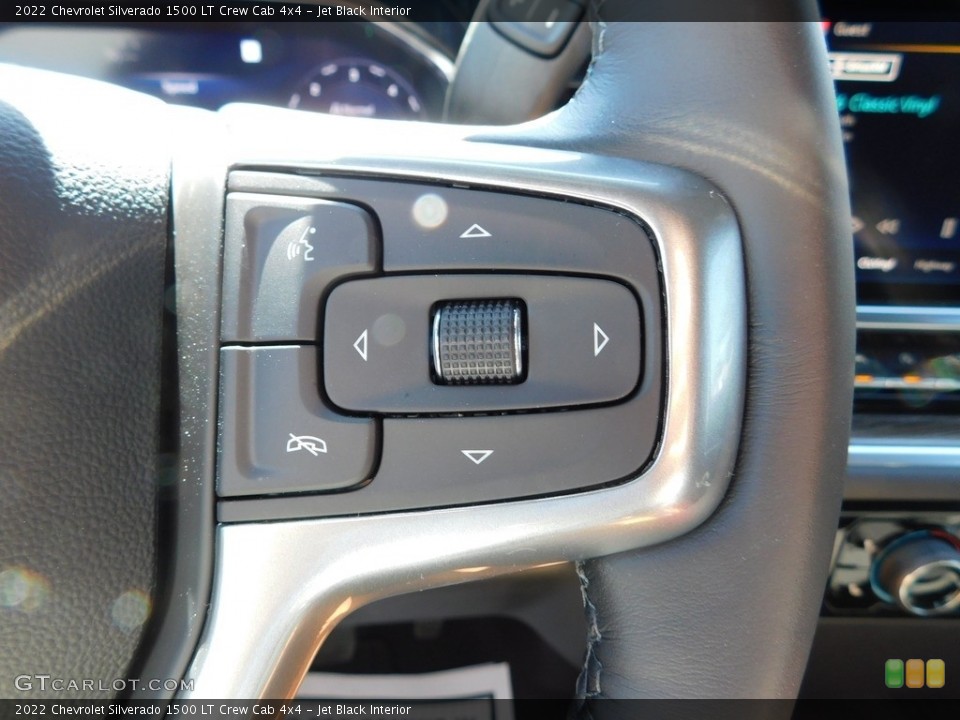 Jet Black Interior Steering Wheel for the 2022 Chevrolet Silverado 1500 LT Crew Cab 4x4 #144699348