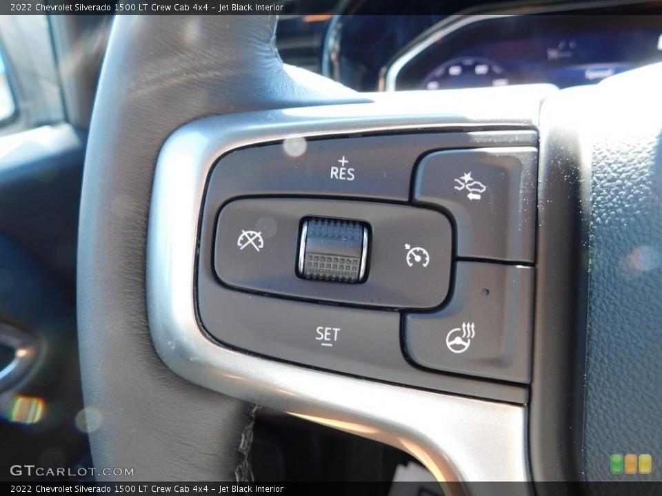 Jet Black Interior Steering Wheel for the 2022 Chevrolet Silverado 1500 LT Crew Cab 4x4 #144699366