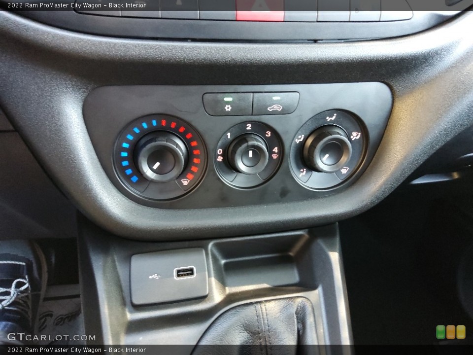 Black Interior Controls for the 2022 Ram ProMaster City Wagon #144699387