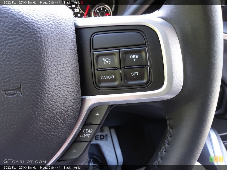 Black Interior Steering Wheel for the 2022 Ram 2500 Big Horn Mega Cab 4x4 #144700317