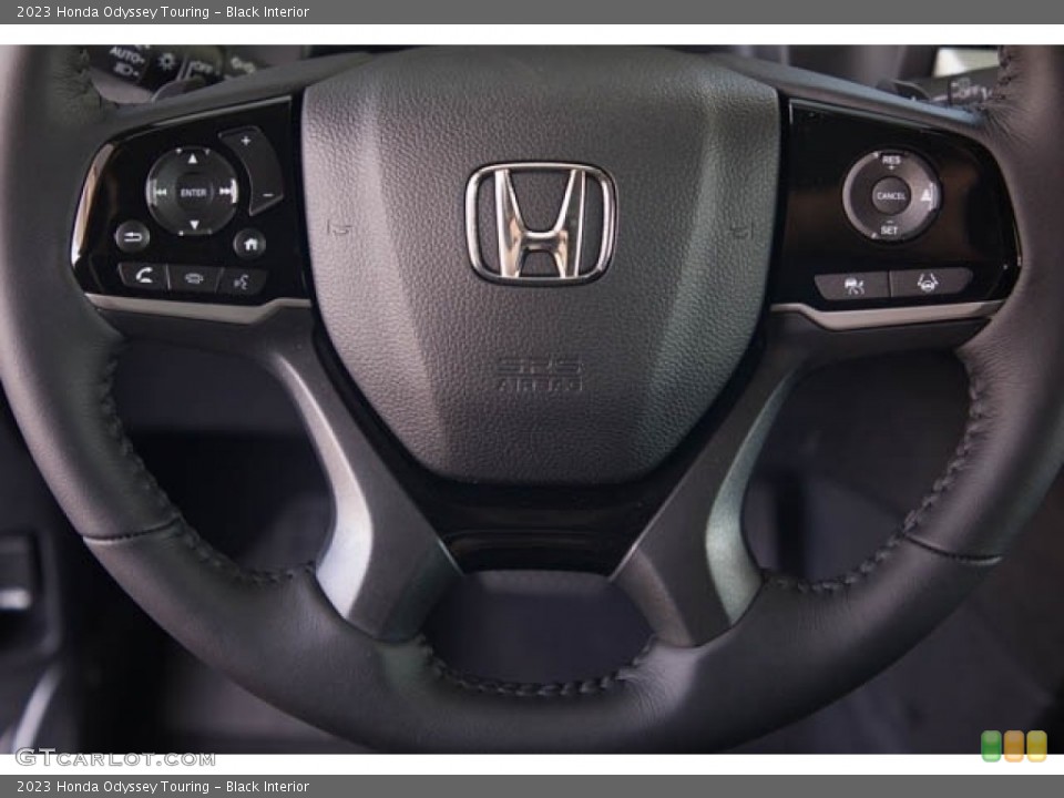 Black Interior Steering Wheel for the 2023 Honda Odyssey Touring #144701143
