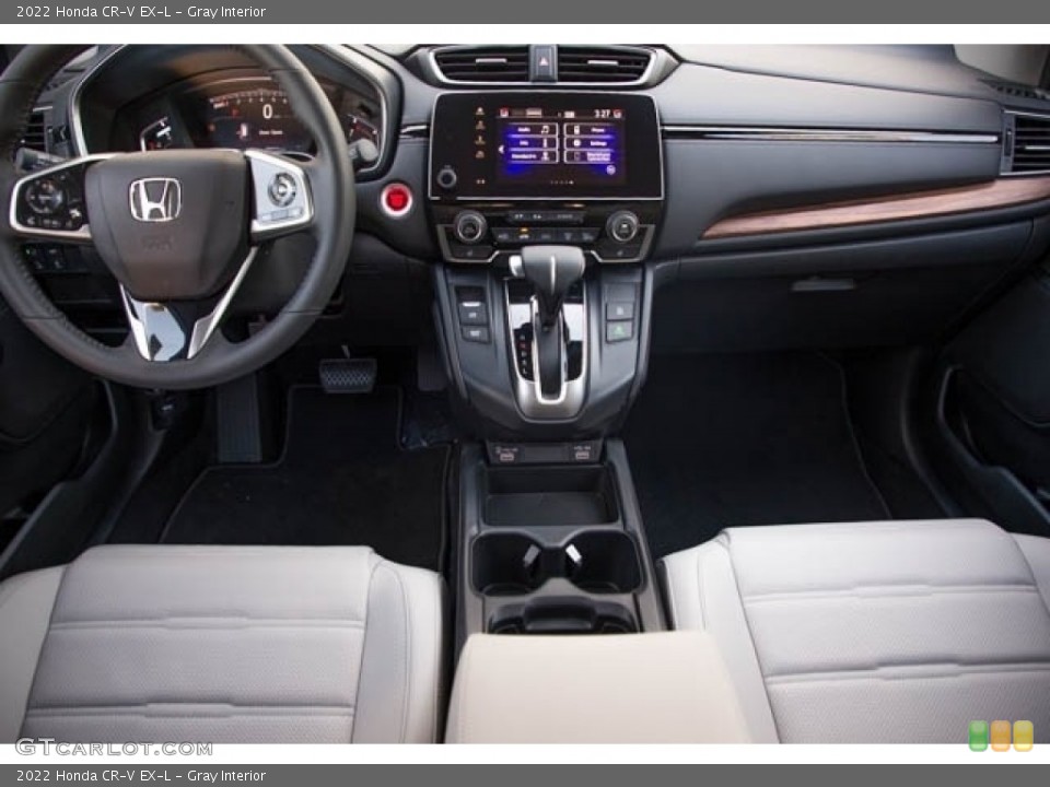 Gray Interior Dashboard for the 2022 Honda CR-V EX-L #144701697