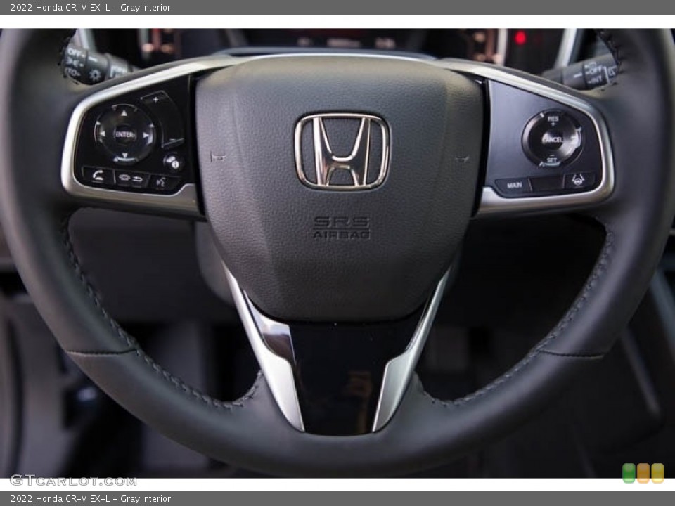 Gray Interior Steering Wheel for the 2022 Honda CR-V EX-L #144701727