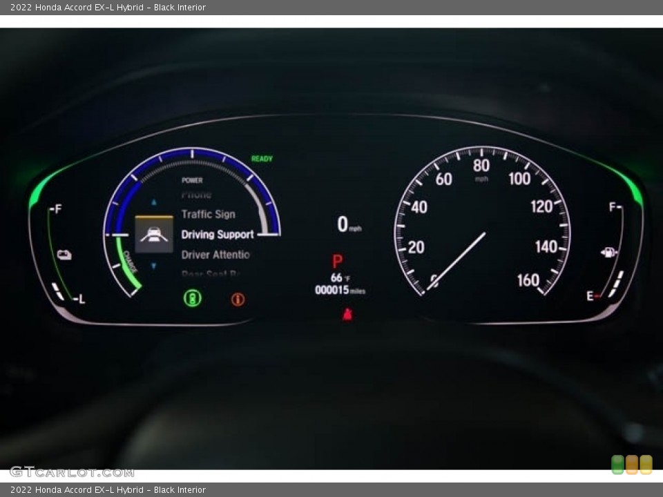 Black Interior Gauges for the 2022 Honda Accord EX-L Hybrid #144703470