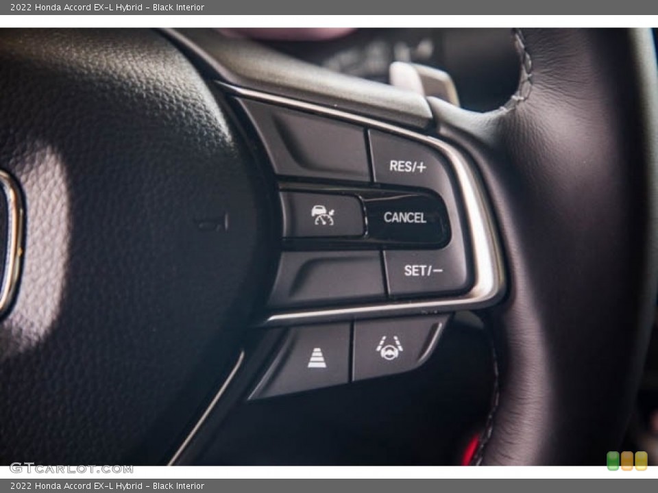 Black Interior Steering Wheel for the 2022 Honda Accord EX-L Hybrid #144703488