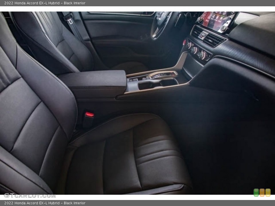 Black Interior Front Seat for the 2022 Honda Accord EX-L Hybrid #144703542