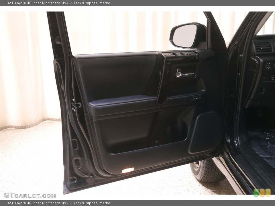 Black/Graphite Interior Door Panel for the 2021 Toyota 4Runner Nightshade 4x4 #144704349