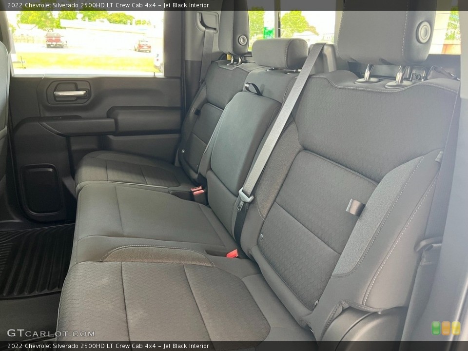 Jet Black Interior Rear Seat for the 2022 Chevrolet Silverado 2500HD LT Crew Cab 4x4 #144704370