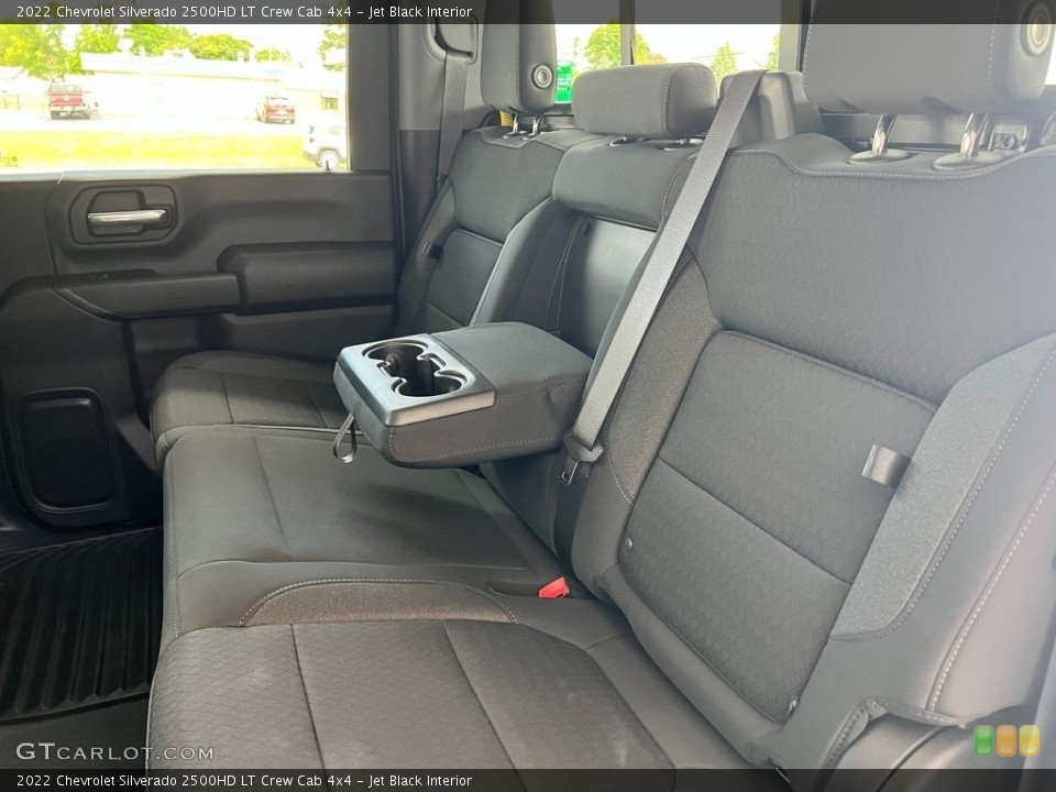 Jet Black Interior Rear Seat for the 2022 Chevrolet Silverado 2500HD LT Crew Cab 4x4 #144704397