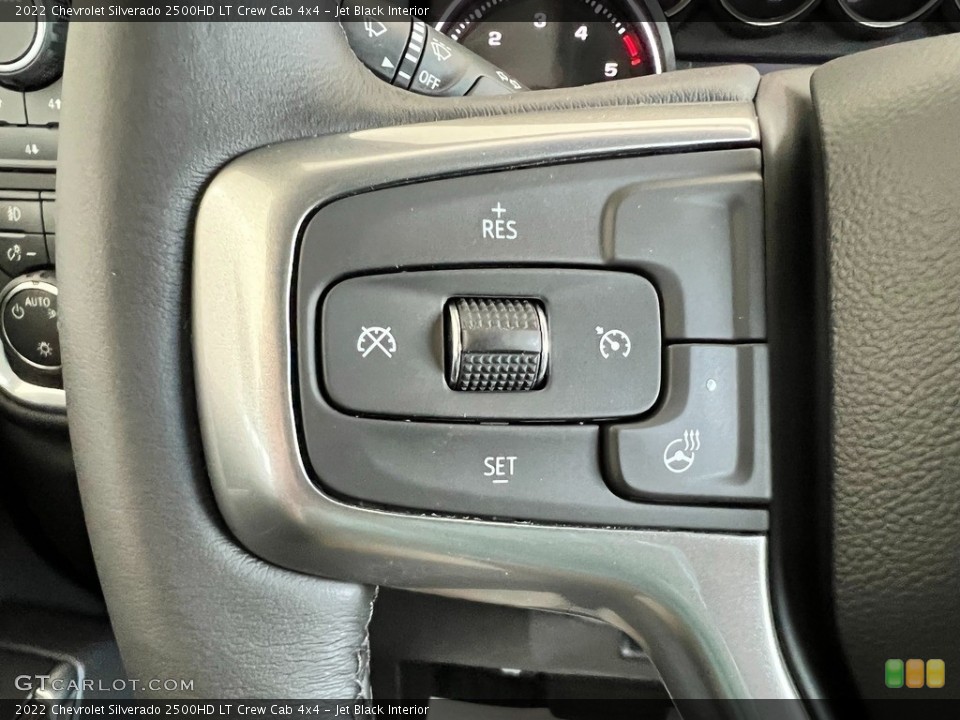 Jet Black Interior Steering Wheel for the 2022 Chevrolet Silverado 2500HD LT Crew Cab 4x4 #144704574