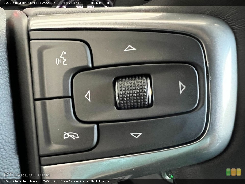 Jet Black Interior Steering Wheel for the 2022 Chevrolet Silverado 2500HD LT Crew Cab 4x4 #144704604