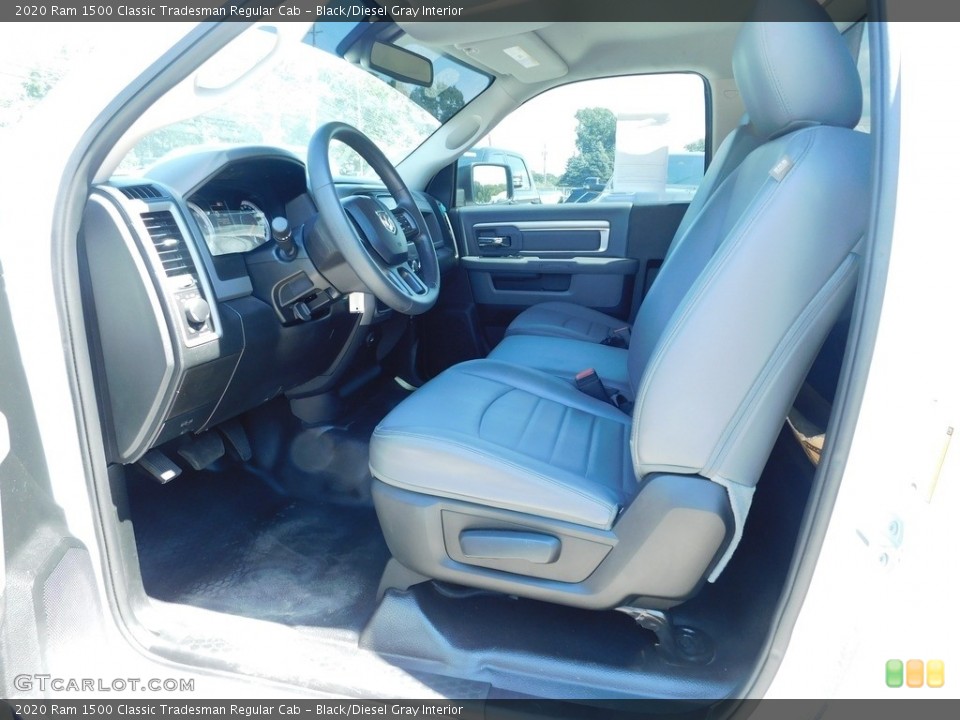Black/Diesel Gray Interior Photo for the 2020 Ram 1500 Classic Tradesman Regular Cab #144704877