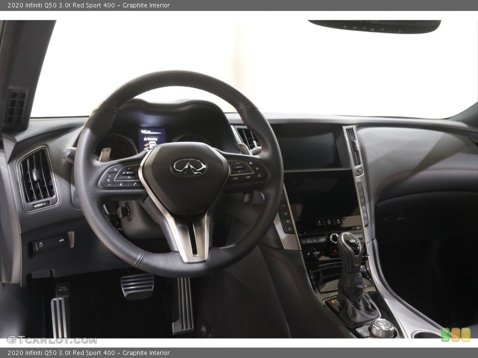 Graphite Interior Dashboard for the 2020 Infiniti Q50 3.0t Red Sport 400 #144706161