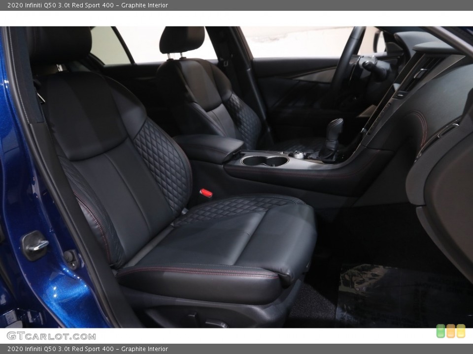 Graphite Interior Front Seat for the 2020 Infiniti Q50 3.0t Red Sport 400 #144706386