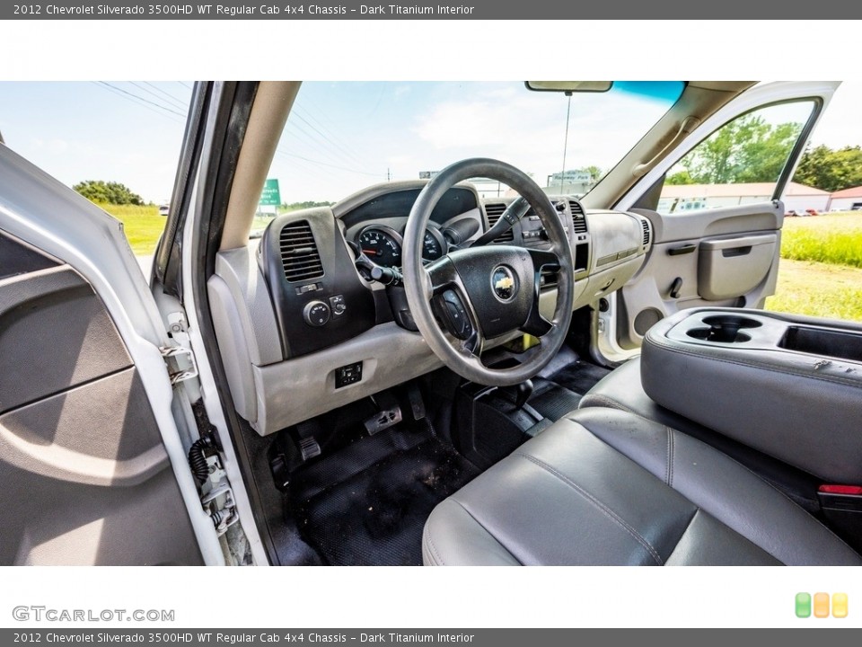 Dark Titanium Interior Photo for the 2012 Chevrolet Silverado 3500HD WT Regular Cab 4x4 Chassis #144707254