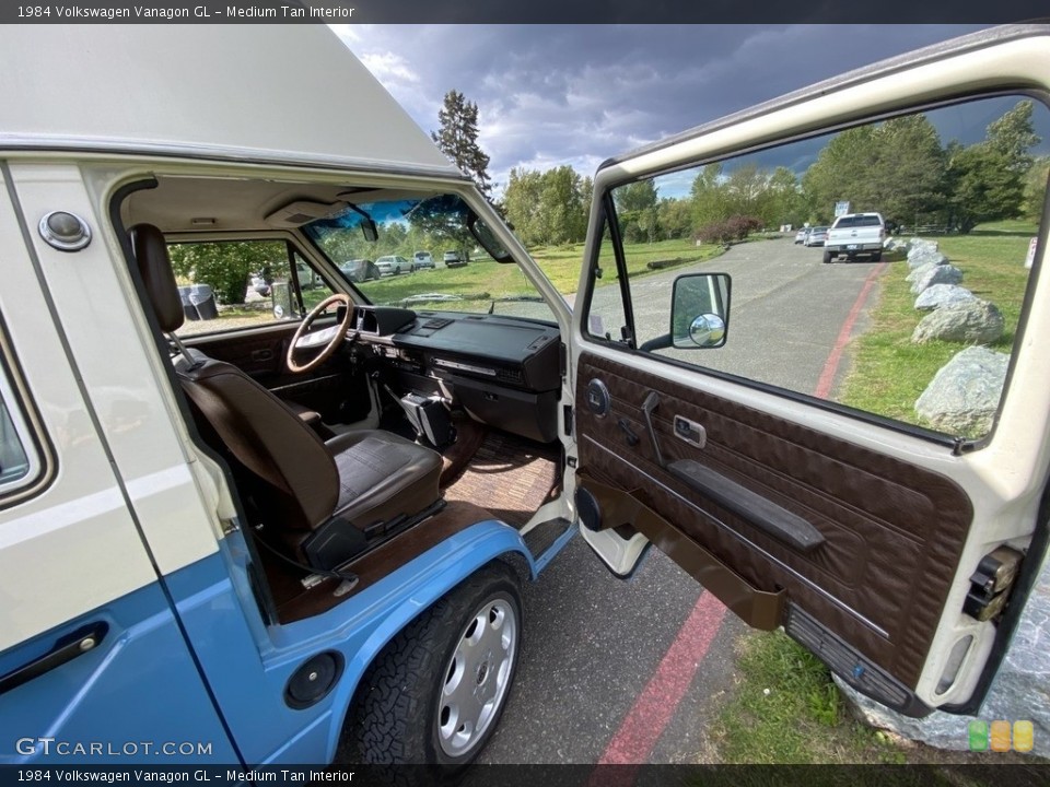 Medium Tan Interior Door Panel for the 1984 Volkswagen Vanagon GL #144707730