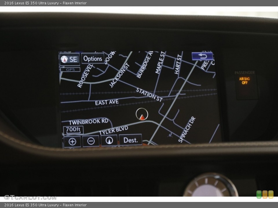 Flaxen Interior Navigation for the 2016 Lexus ES 350 Ultra Luxury #144707904