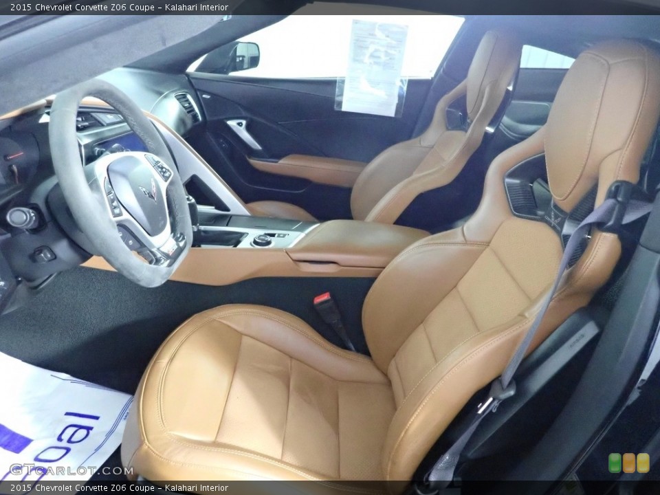 Kalahari Interior Front Seat for the 2015 Chevrolet Corvette Z06 Coupe #144710427