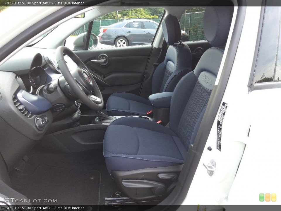 Slate Blue Interior Photo for the 2022 Fiat 500X Sport AWD #144711331