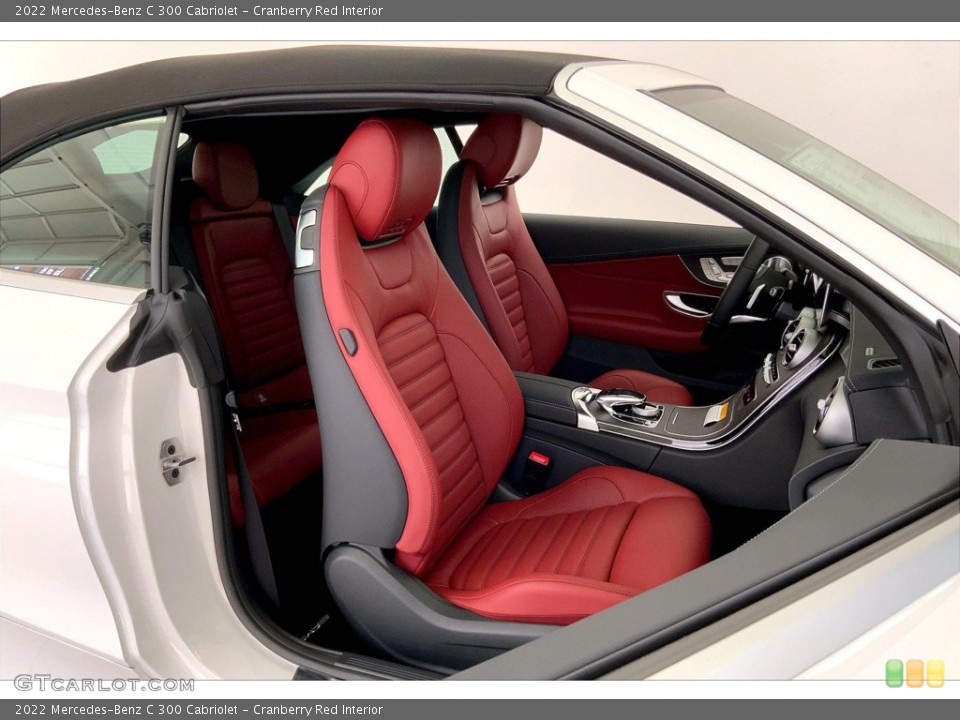 Cranberry Red Interior Photo for the 2022 Mercedes-Benz C 300 Cabriolet #144713050